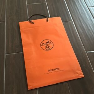 Hermes shopping bag or gift bag